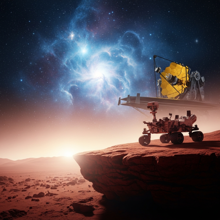 Miniatura: Exploração de Marte e telescópios espaciais