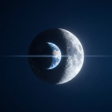 Imagem de capa: Por que a lua só mostra um lado